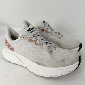 No Insole Hoka Arahi 6 Womens 7.5 Running Shoes Nimbus Cloud Rose Gold